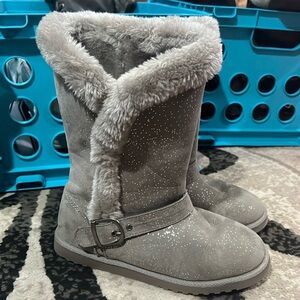 CRB Grey Winter Boots Size 5